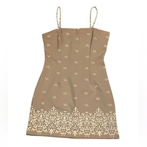 Vintage Joule Patterned Mini Dress Size L